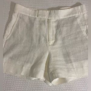 Polo Ralph Lauren 100% linen size 2 missy zip front short